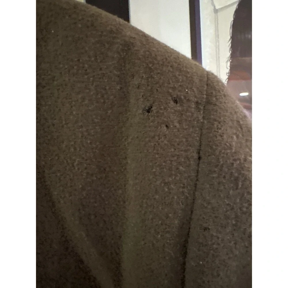 Brooks Brothers 346 Mens 46R‎ Blazer 100% Camel Hair Olive Brown Sport Coat